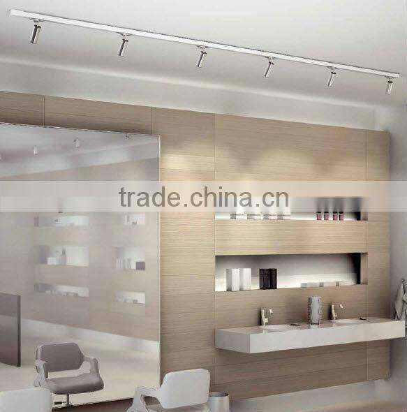 High quality 9w led track light with ceiling 2 lines base and ce & rohs