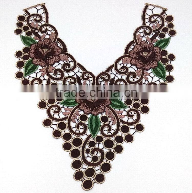 Top grade new coming patterns cotton lace collar