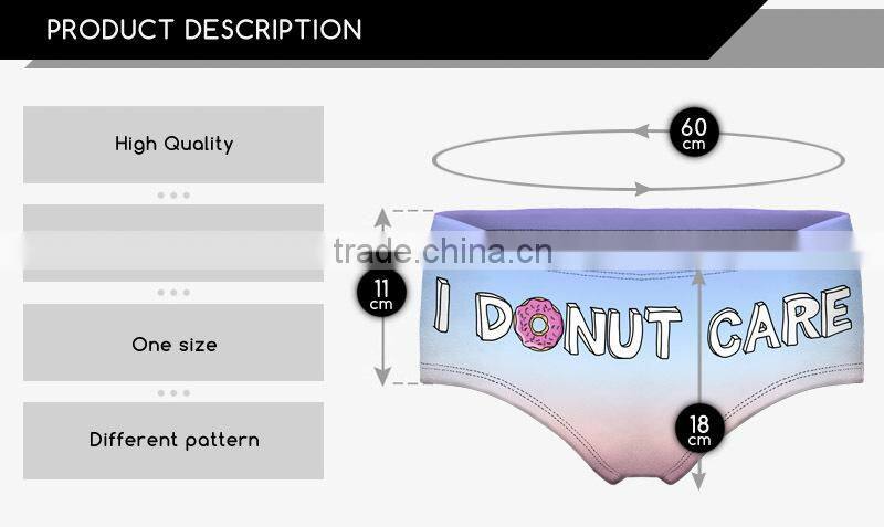 adult top hot sex panties pug dog cut cat sexy girls tight lingerie stretchy underpanties 3d digital full print custom hot sale