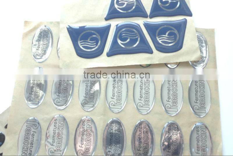 Clear round epoxy resin stickers poly dome sticker made in China dome gel sticker