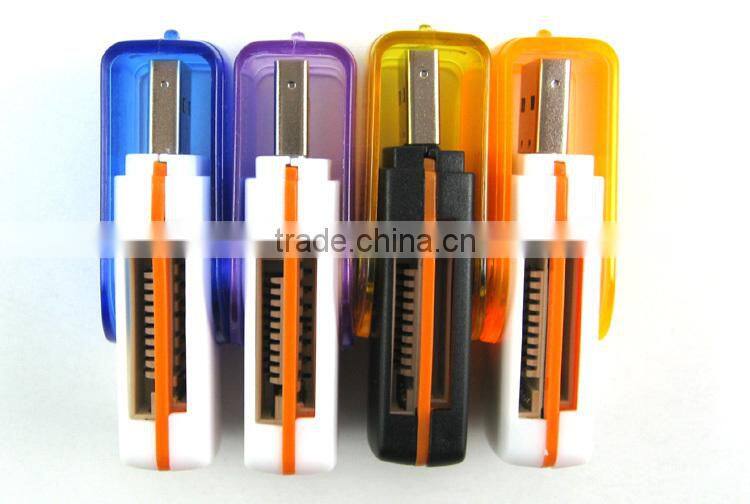 High speed USB 2.0 multi-card reader direct reading SD / MS / TF / M2 Card