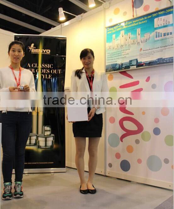 high quality empty black acrylic mini jar 5g