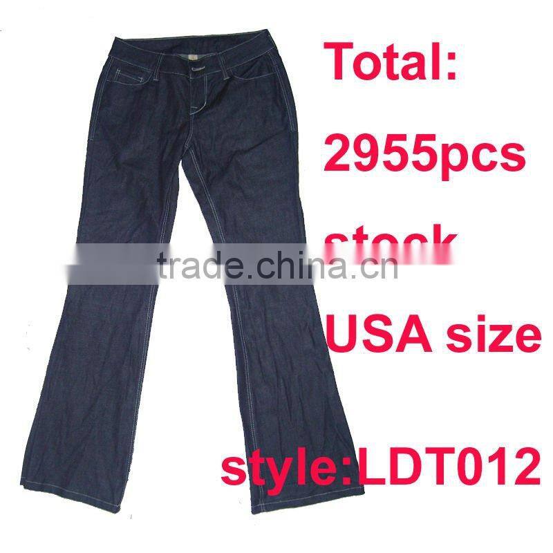 Ladies Fashion stock denim jeans