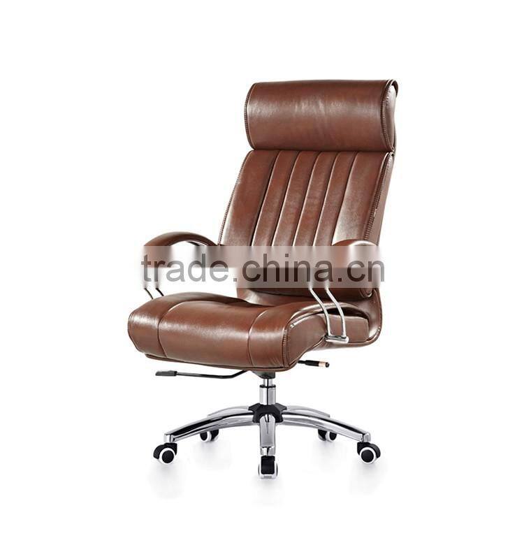 WorkWell executive swivel leather boss office chair