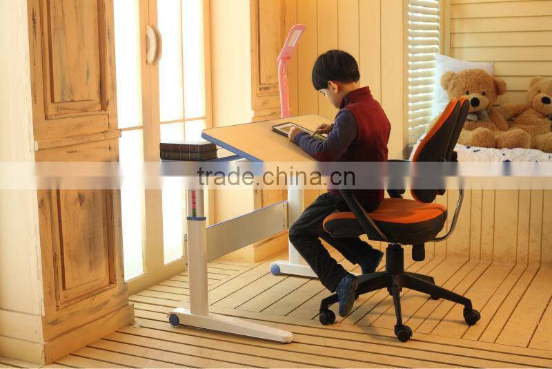 Height adjustable children kids school desk