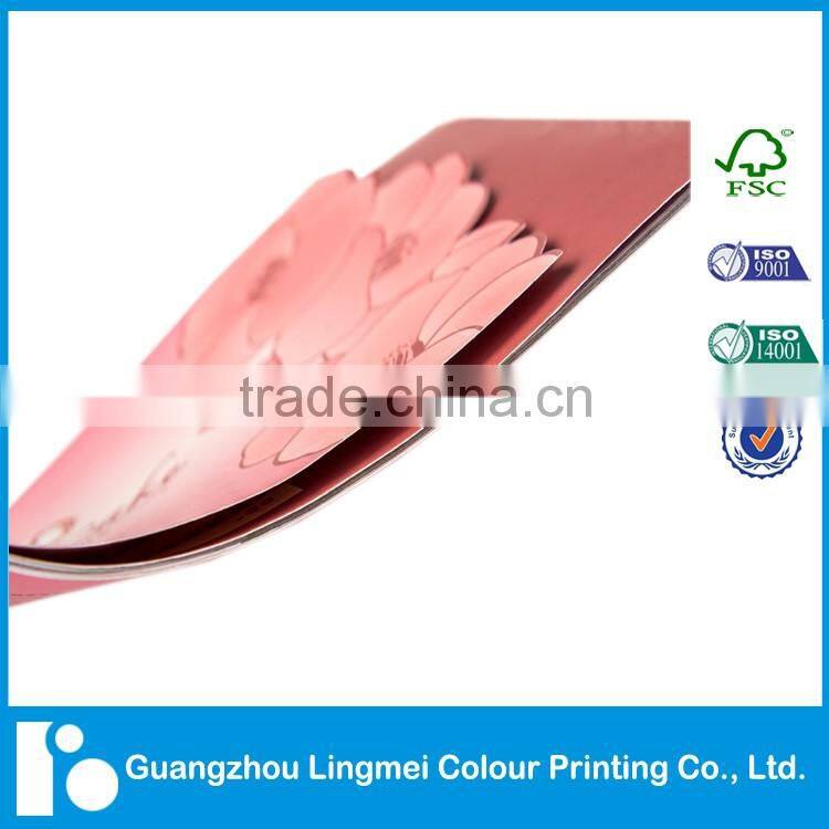 saddle stitching company brochure/catalog/instruction book printing