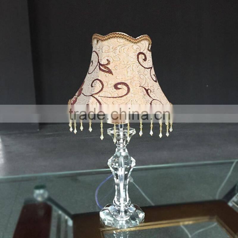 modern decorative table lamp clear crystal table top chandelier for centerpieces weddings reading lamp for home
