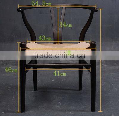 wood dining chair, classic wood wishbone chair