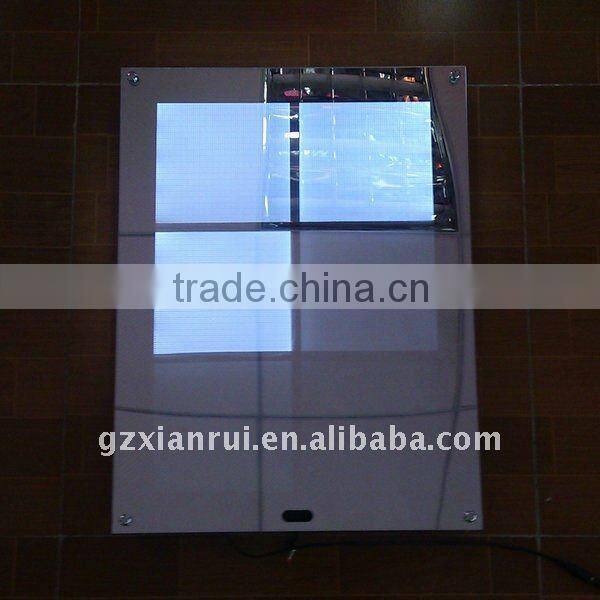 6 Posters LED Advertising Magic Mirror Sign