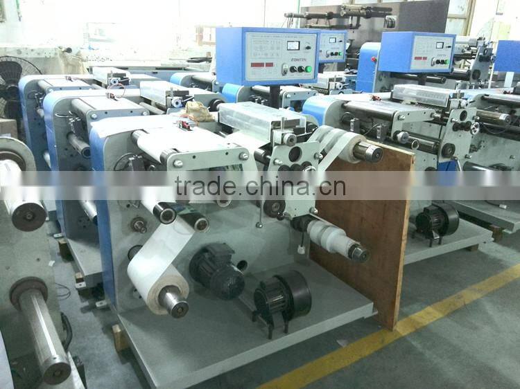 High Speed Kraft Paper Label Slitting Rewinding Machine