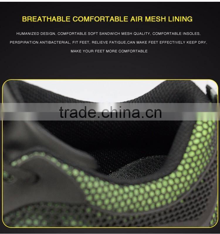 High quality waterproof and antistatic woodland safety shoes
