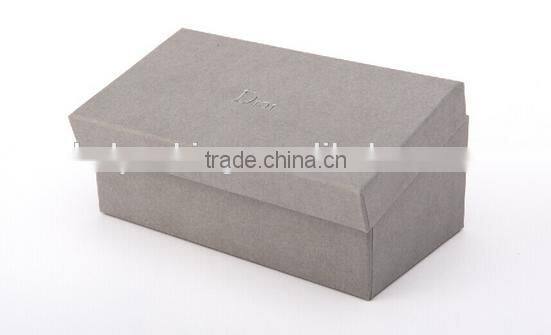 custom luxury paperboard material silvery box,gift box ,shoes box