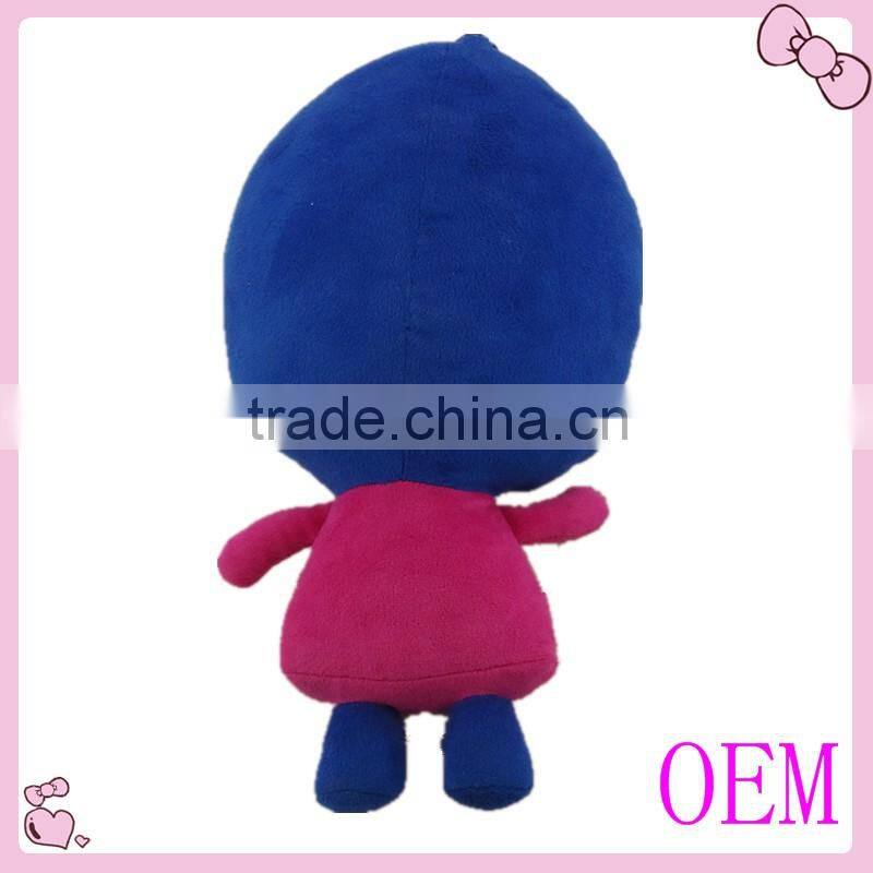 Custom made 3d face plush doll boy & make anime plush doll