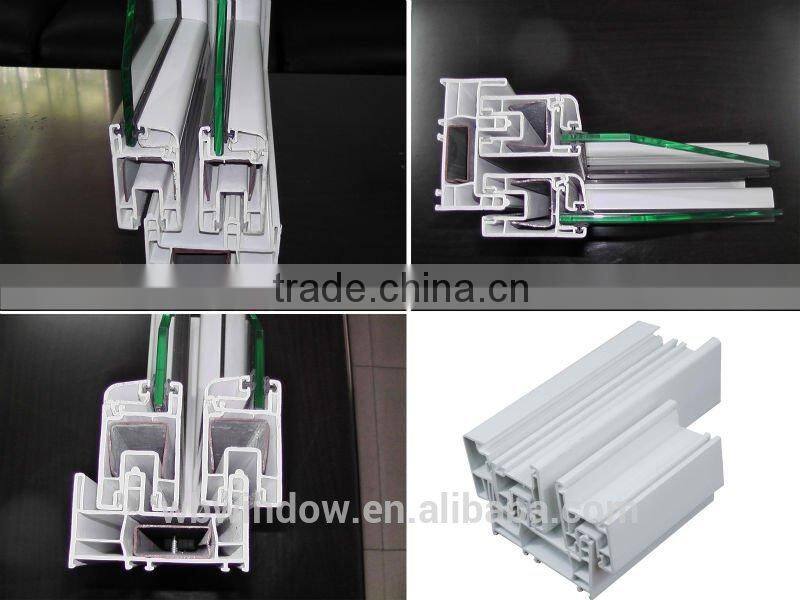 Attractive Design of UPVC/PVCsliding window with grill