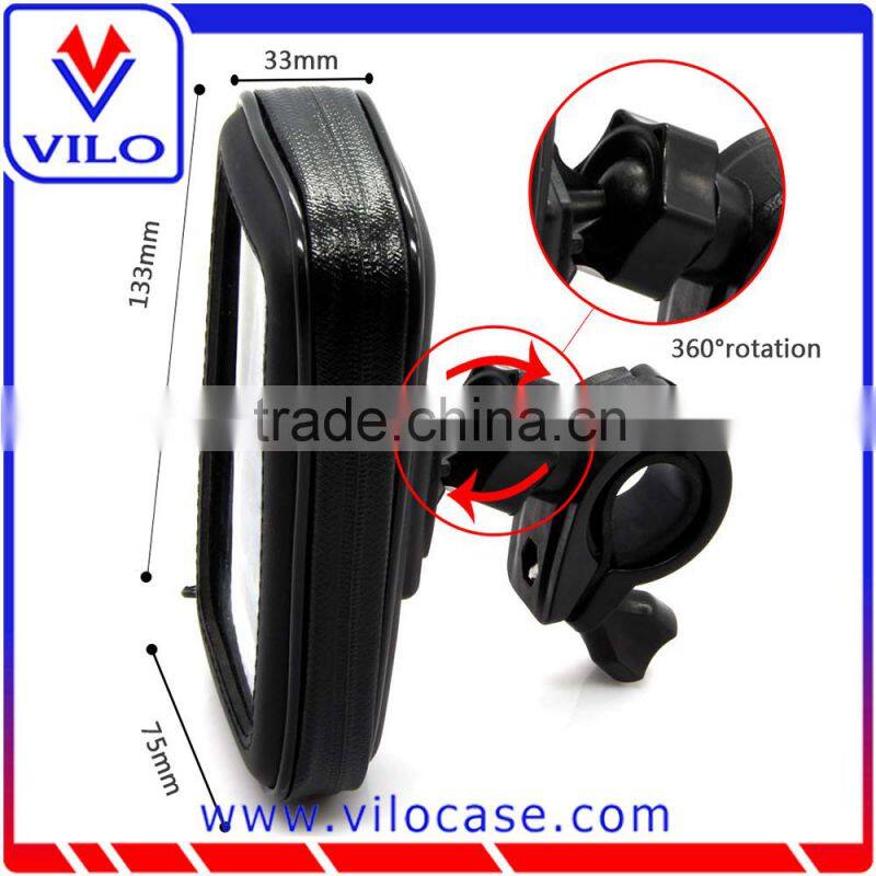 360 degree rotating pouch bicycle mount holder for 4 inch display