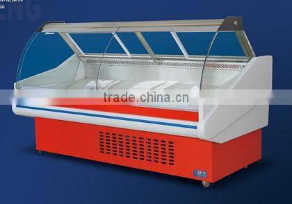 DELI SHOWCASE meats&seafood storage refrigerator display glass showcase