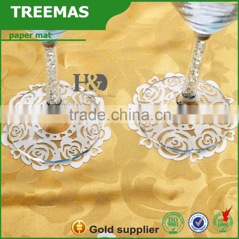 2015 New products silicone cup mat/ cup cutting mat using decorate the cup and water absorption