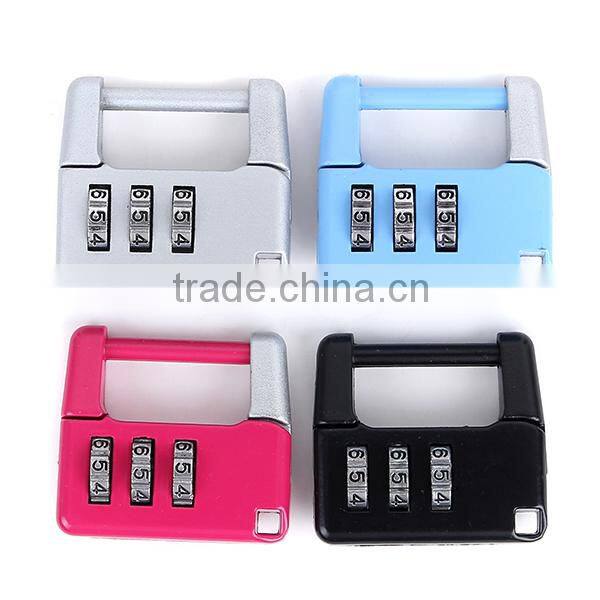 security product zinc alloy travel combination mini safe lock