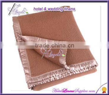 50% wool / 50% acrylic camel hotel blanket, camel blanket for hotels, full-180*230cm