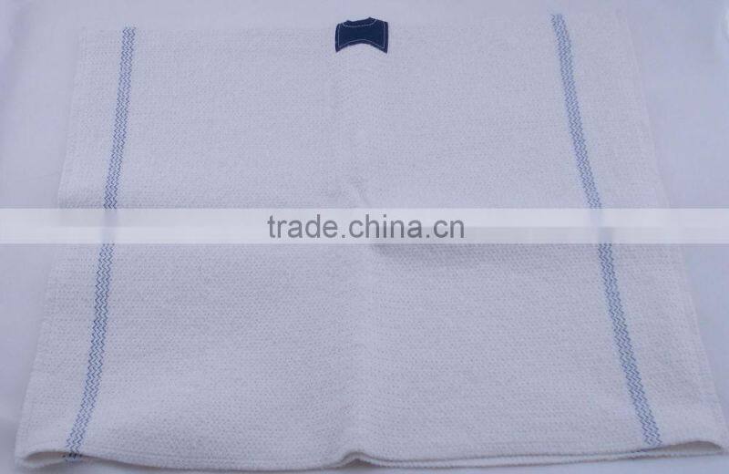 Super water and oil absorbent white color 100%cotton rags for floor