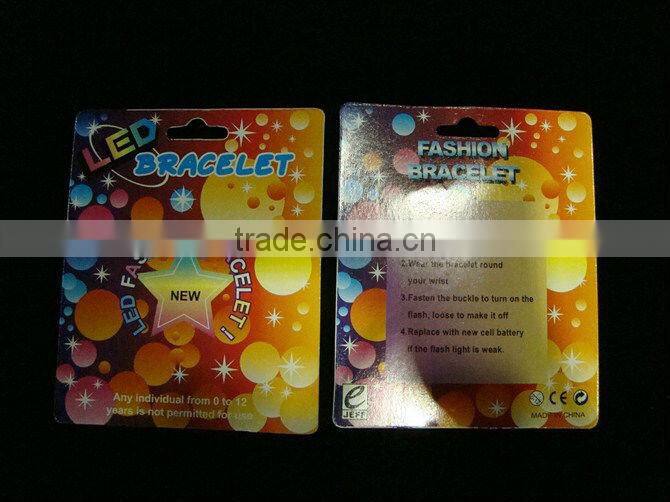 Multi color glow club bracelet