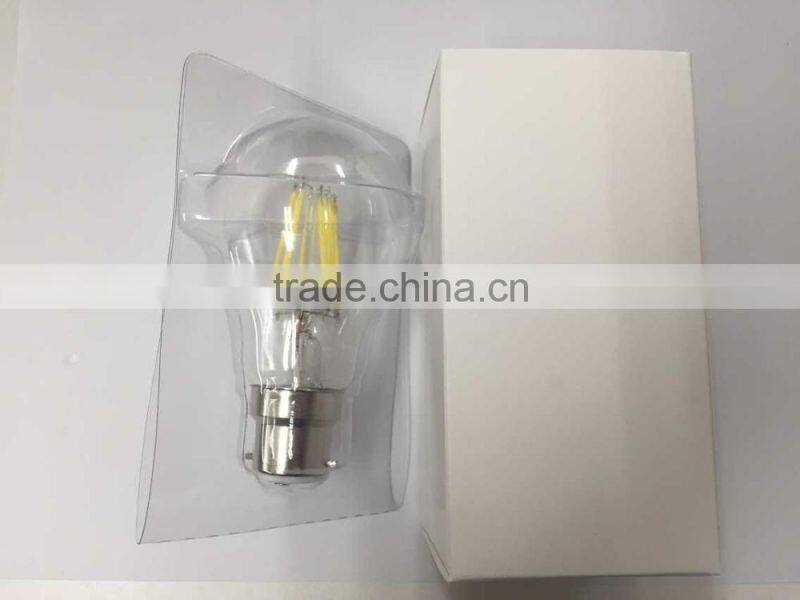 LED edison bulb 8w sapphire substrate led filament