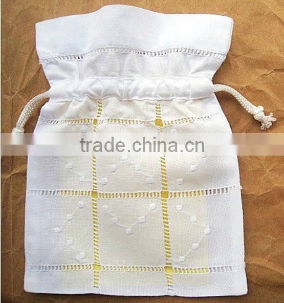 cotton white Hand made Lavender Bags with lace