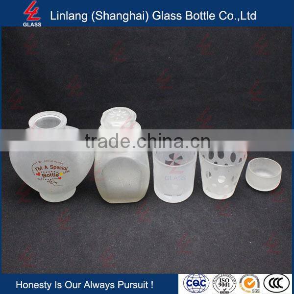 Glass Candle Holder For Home Decoration And Wedding