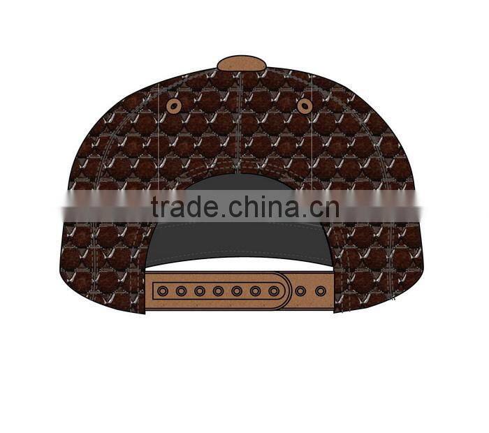 CUSTOM LOGO SNAPBACK CAP FLAT BRIM HAT