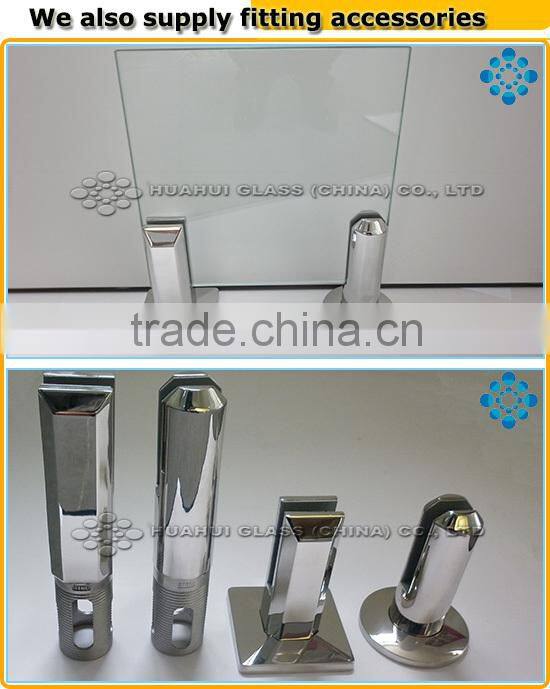 hot sale frameless glass balustrade spigot/frameless glass pool fencing spigot/glass stainless stell spigot