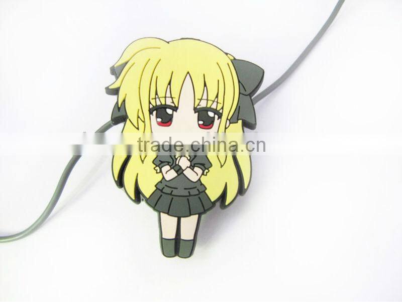 LOVELY CARTOON ANIMALS COMPUTER CABLE Monkey WINDER WIRE HOLDER