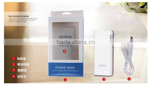 radio receiver stone power bank two usb output 10000mah