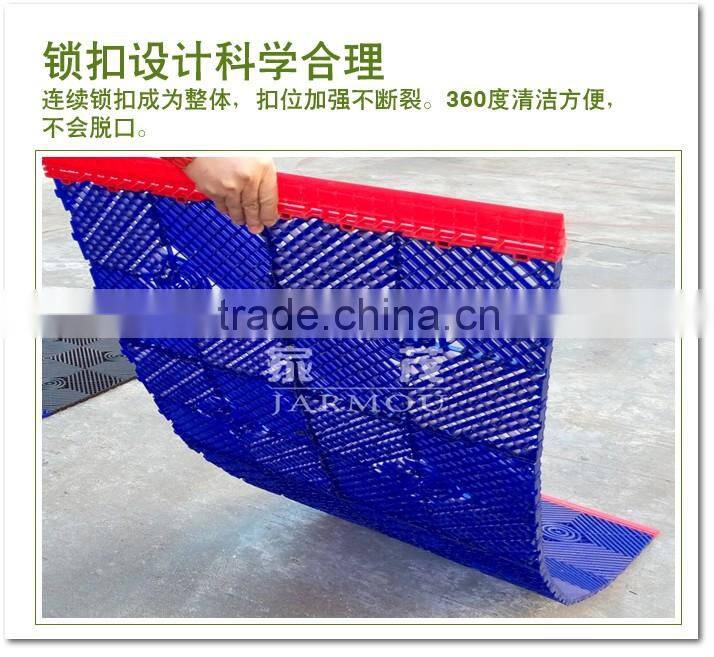 Car wash plastic floor, drainage plastic floor