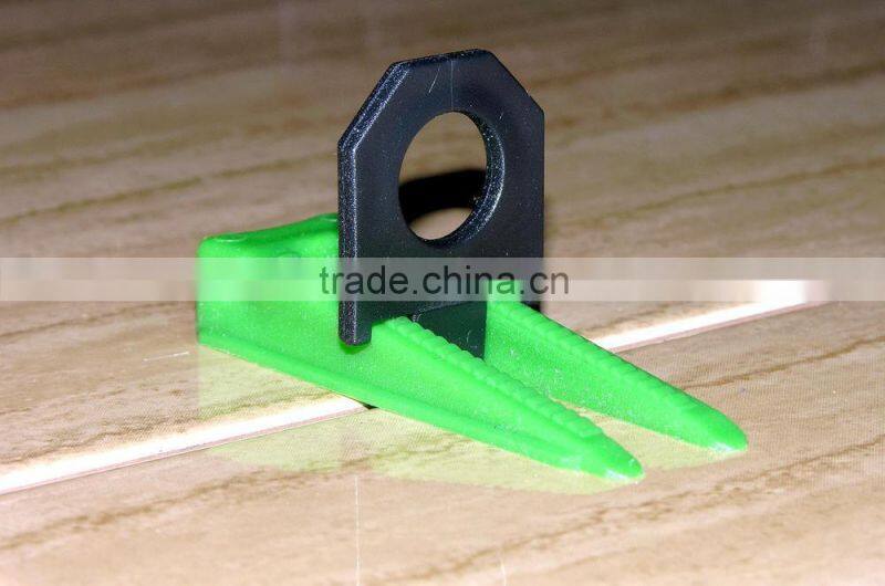 Tile leveling system, plastic leveling system