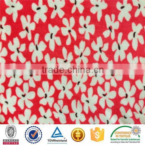 polyester/ lycra stretch velboa/spandex velvet fabrics