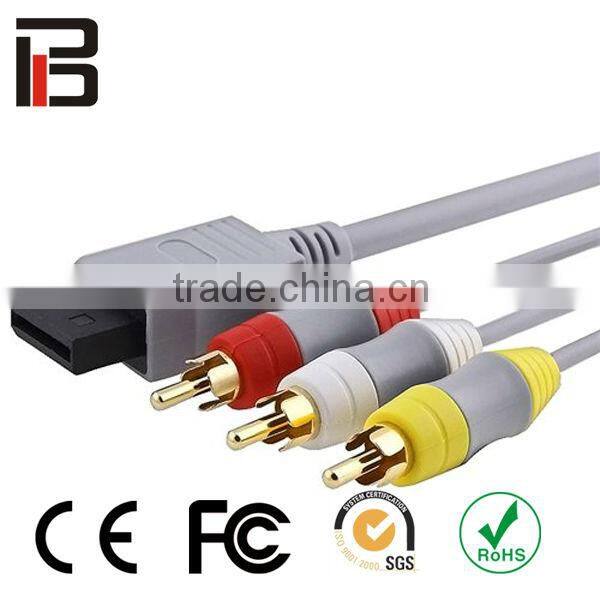 Generic AV cable for wii HD audio cable HD cable