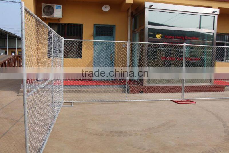 Cheap cost easily assembled spot temporary chain link fence for sale