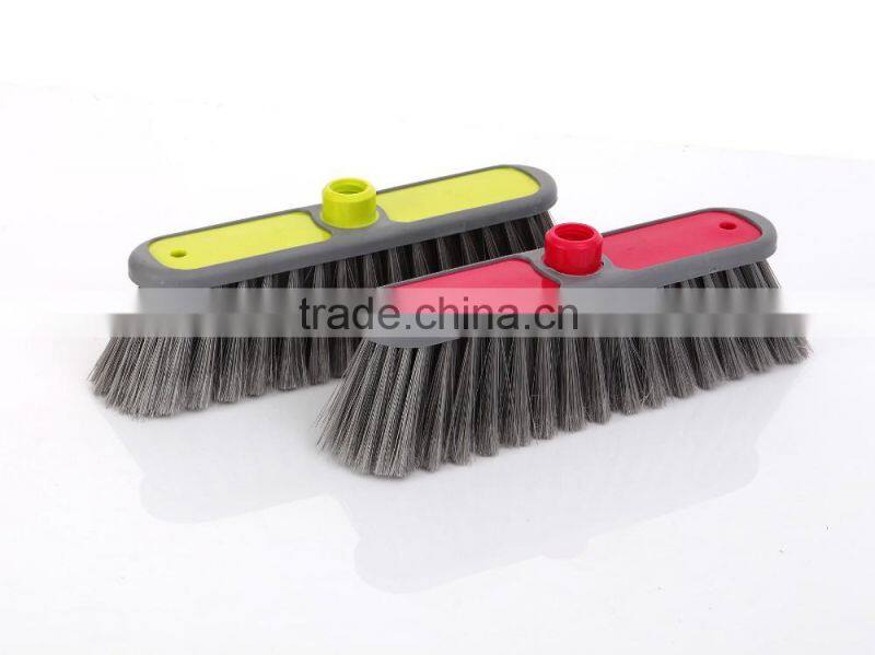 Plastic Household Cleaning Broom With TPR Cover