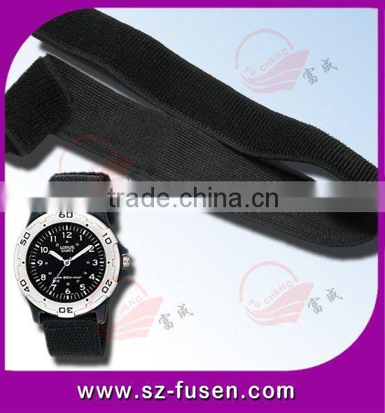 Factory directly wholesale cheap custom elastic hook loop wrist bands