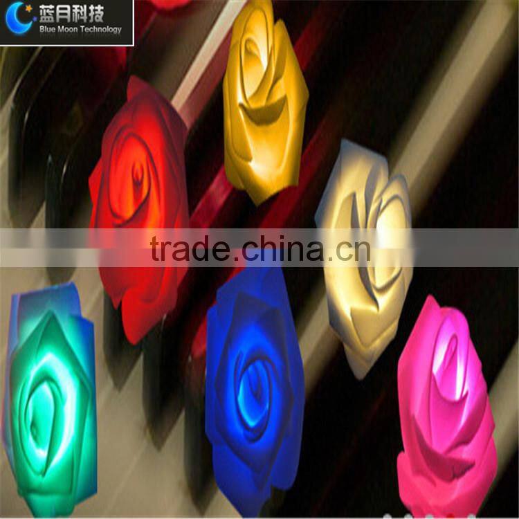 rose flower battery powered led string light for wedding christmas holiday party