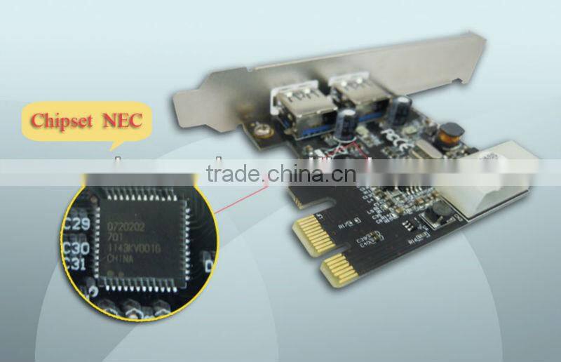 USB 3.0 2 Port Pcie Card