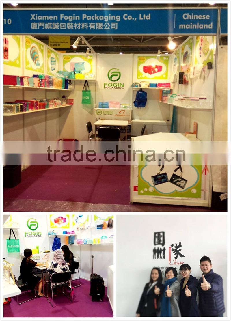 pvc printed heat seal bags cosmetics