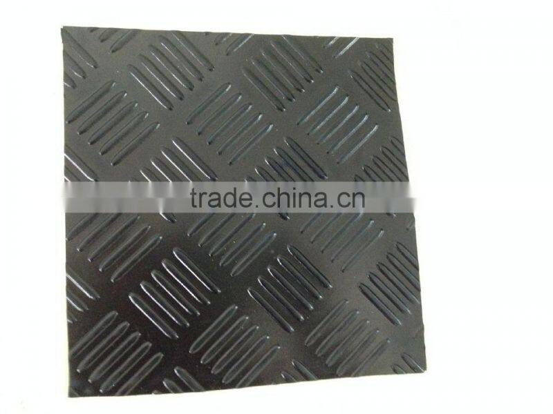 Checker rubber sheet matting,rubber sheet mat