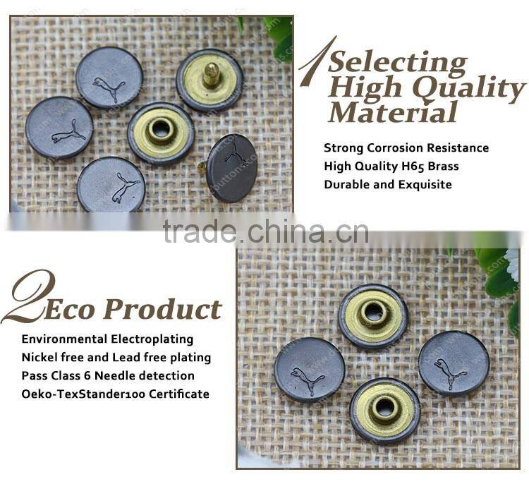 Hot Selling Metal Rivet Custom Logo Metal Rivets for Leather Bags