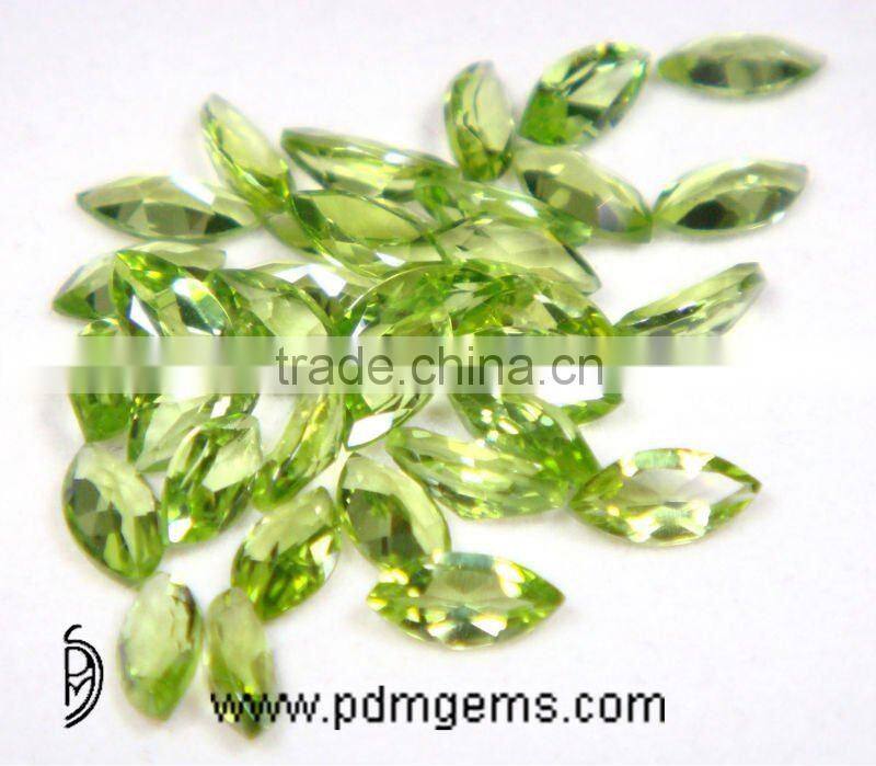 Peridot Marquise Cut Faceted Lot For Necklaces From Manufacturer