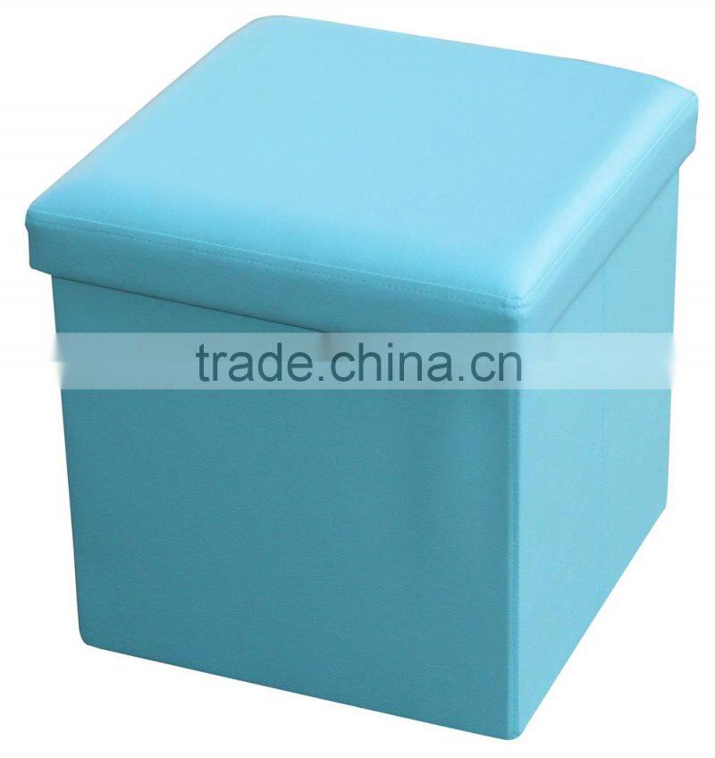 Kids toy storage Fire truck foldable ottoman