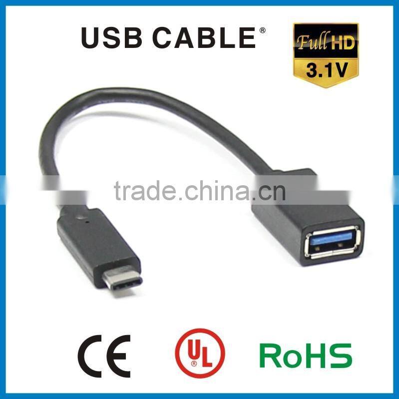 usb 3.1 type c male to a female cable
