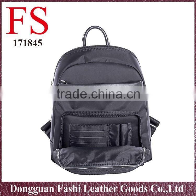 leatherette large capacity fashion backpack for business man