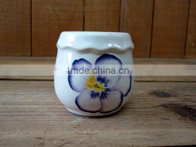 Elegant Ceramic tea pot with lid