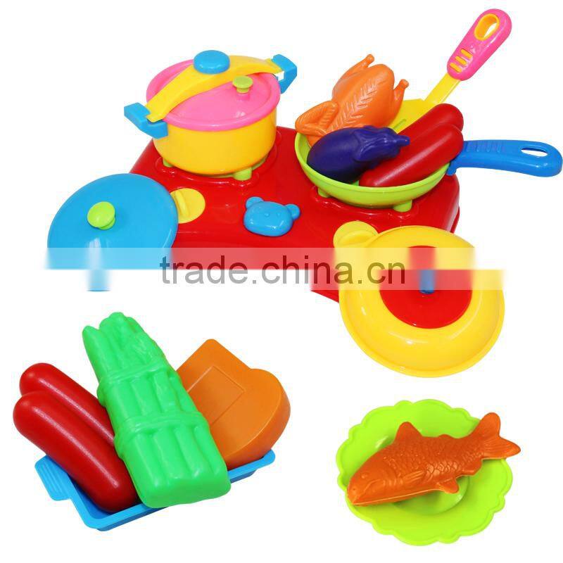 very popular!! Wholesale cheap big plastic kitchen set toy